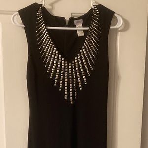 Black maxi dress